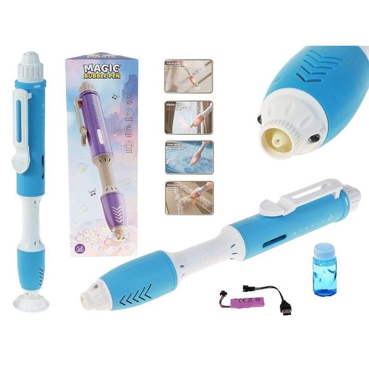 Magiczny długopis piszący bańkami mydlanymi 50ml