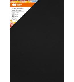 Podobrazie bawełniane 40x60cm czarne HAPPY COLOR