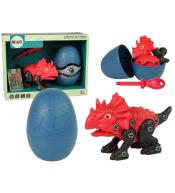 Zestaw Dinozaur Triceratops z Jajkiem DIY