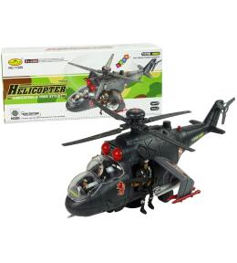 Helikopter czarny światło dźwięk