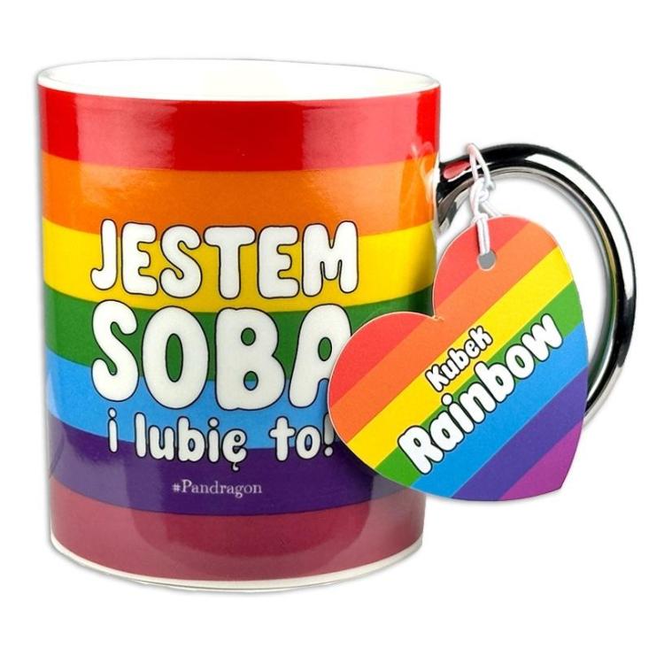 Kubek Rainbow Jestem sobą