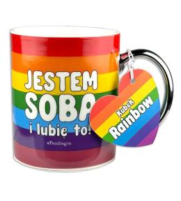Kubek Rainbow Jestem sobą