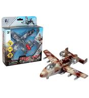 Samolot metalowy światło i dźwięk