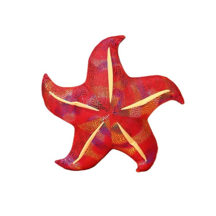 Poduszka pluszowa rozwgwiazda czerwona 45cm