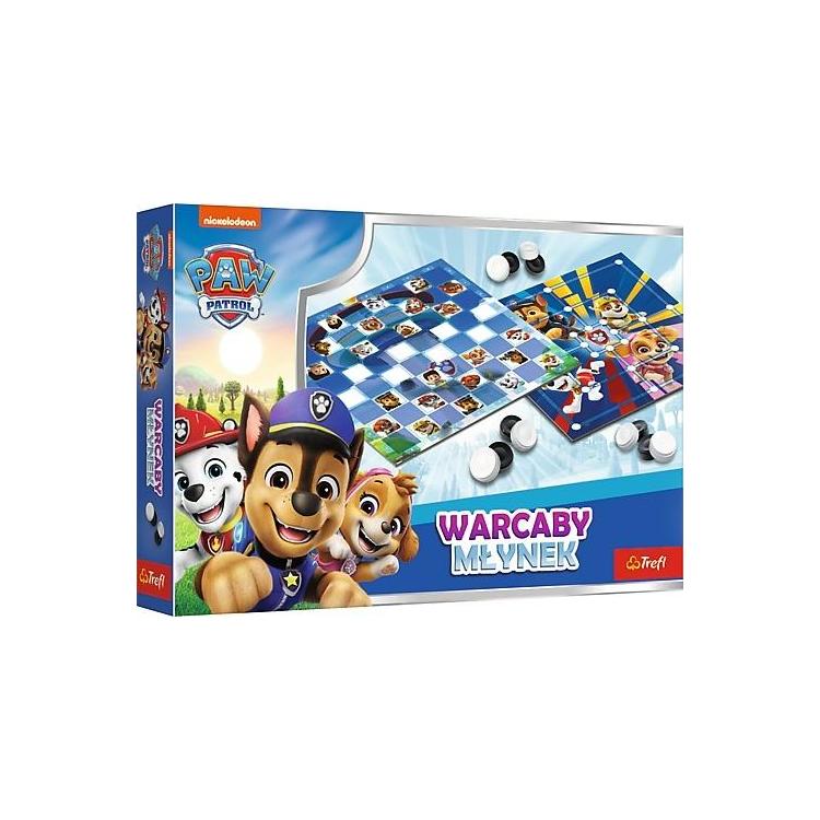 Warcaby i Młynek Paw Patrol TREFL
