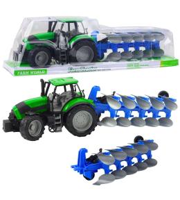 Traktor rolniczy z pługiem