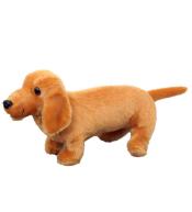 Maskotka Pies Jamnik jasno brązowy 25cm