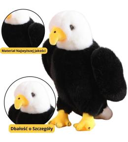 Maskotka Orzeł czarno biały 25cm