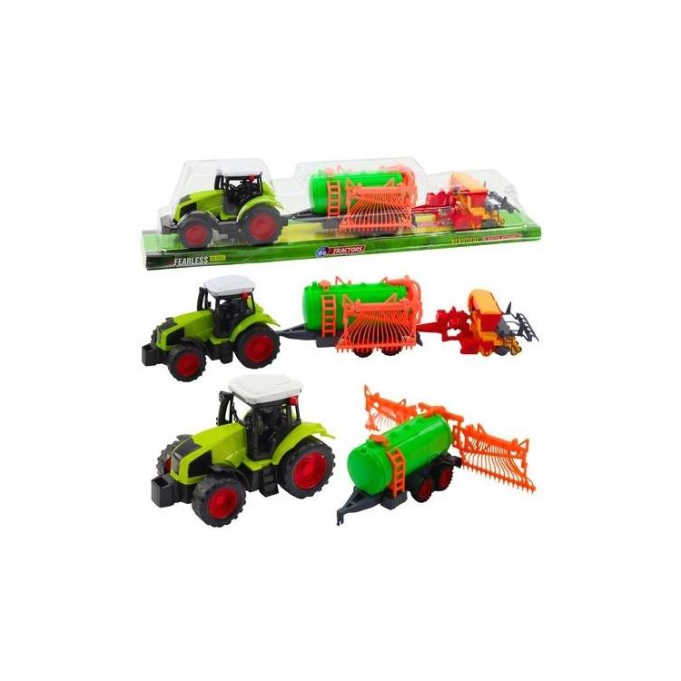 Traktor farmerski cysterna + zagrabiarka