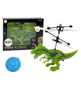 Latający dinozaur sterowany ręką zielony