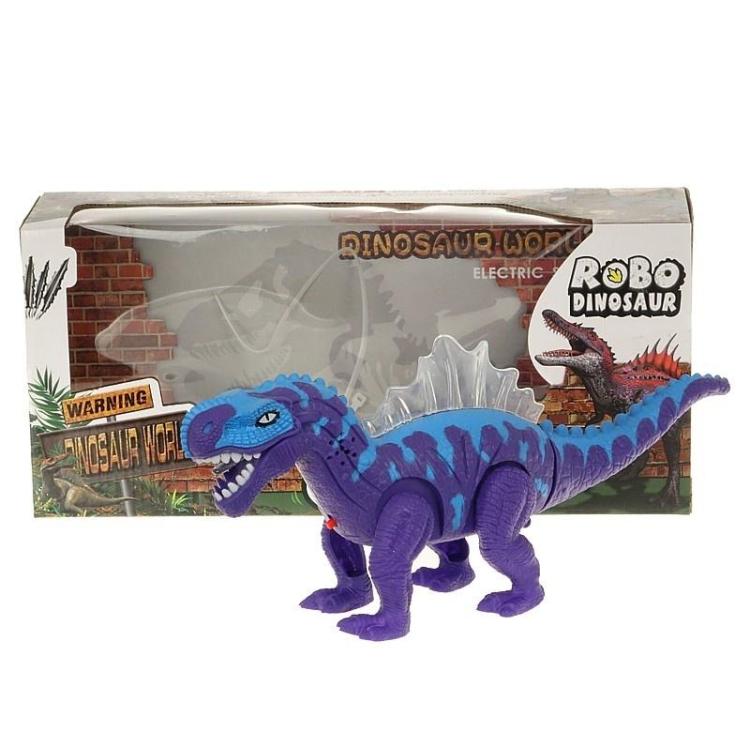 Dinozaur na baterie światło, dźwięk, ruchomy