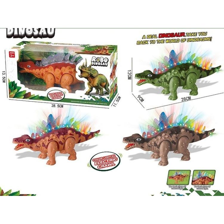 Dinozaur na baterie ruchomy światło dźwięk MIX