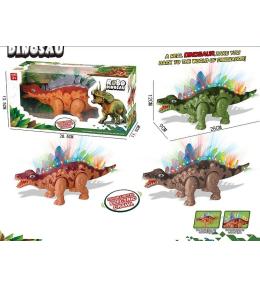 Dinozaur na baterie ruchomy światło dźwięk MIX
