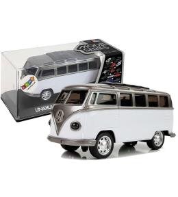 Autobus z naciągiem biały