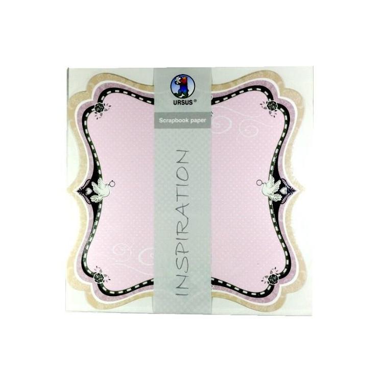 Papier do scrapbookingu ślubne 5 5 arkuszy