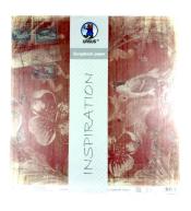 Papier do scrapbookingu Kwiaty i ptaki 5 arkuszy