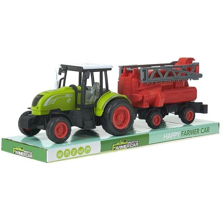 Traktor z przyczepą