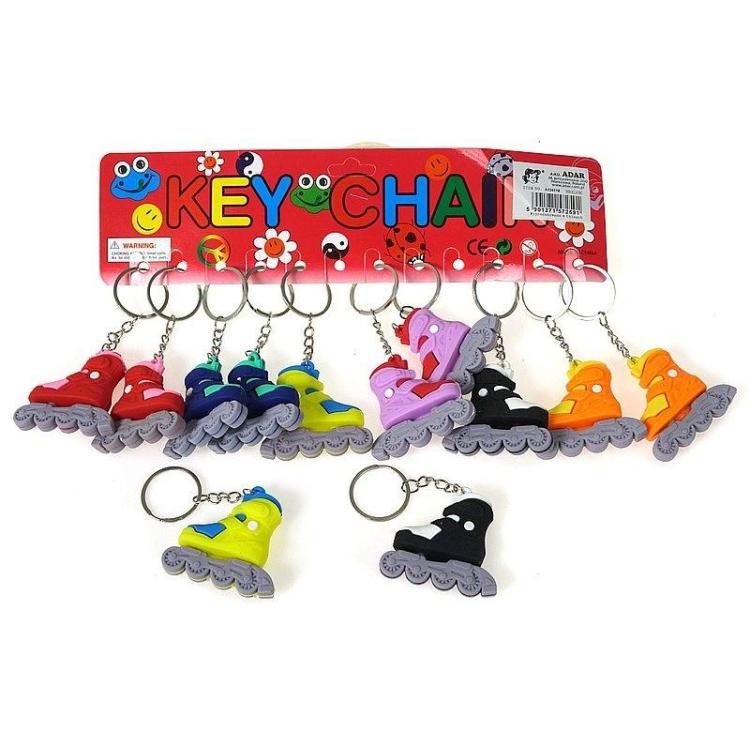 Brelok silikonowy łyżworolka (12szt)