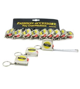 Brelok miarka 1m metalowa (12szt)