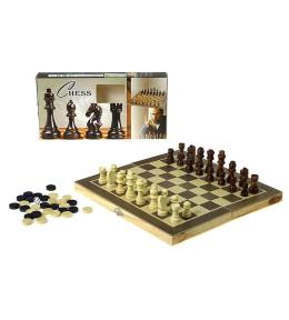 Szachy i warcaby drewniane