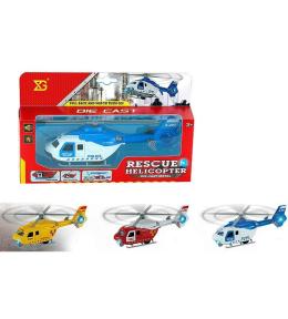 Helikopter śmigłowiec metalowy światło dźwięk MIX
