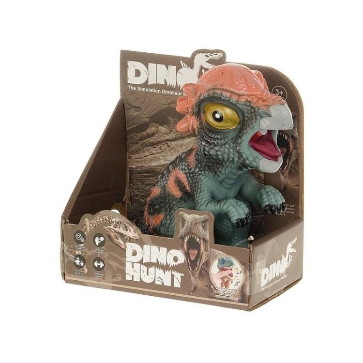 Dinozaur z miękkiej gumy z dźwiękiem