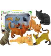 Zestaw figurek Koty rasowe