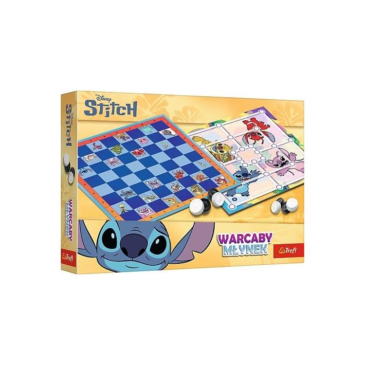 Warcaby i Młynek Lilo&Stitch TREFL