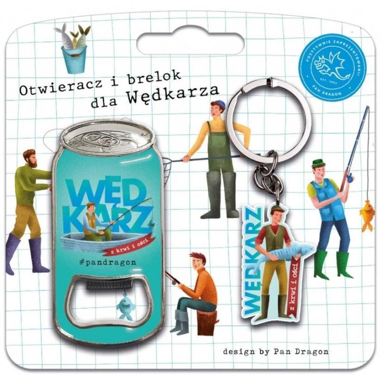 Zestaw brelok + otwieracz dla wędkarza