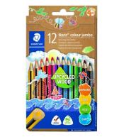 Kredki trójkątne Noris Colour 12 kolorów STAEDTLER