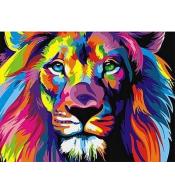 Malowania po numerach 30x40cm Lew