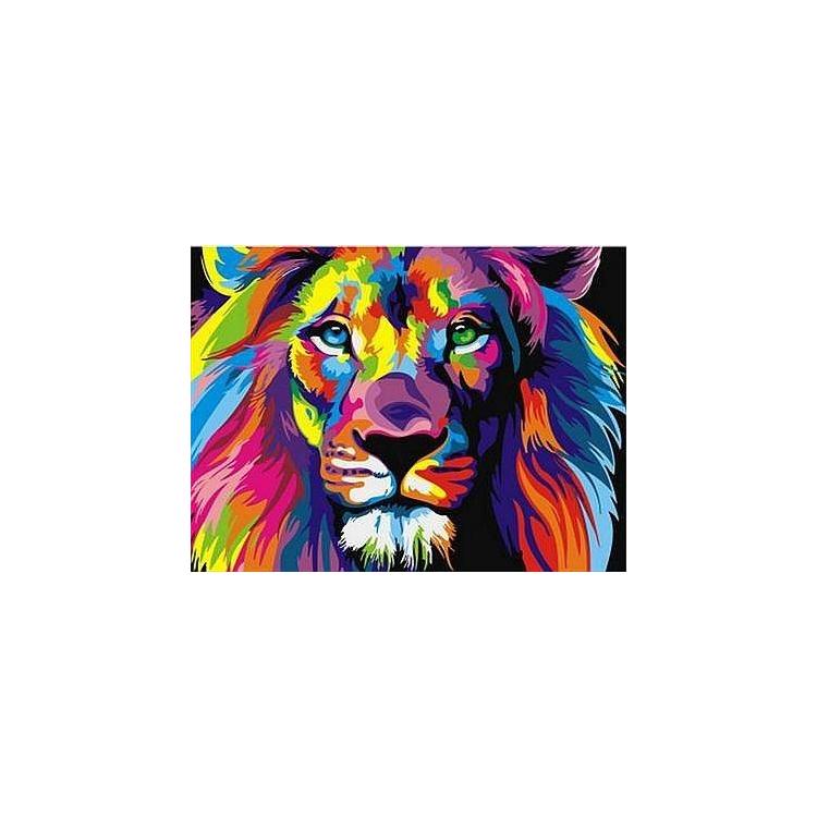 Malowania po numerach 30x40cm Lew