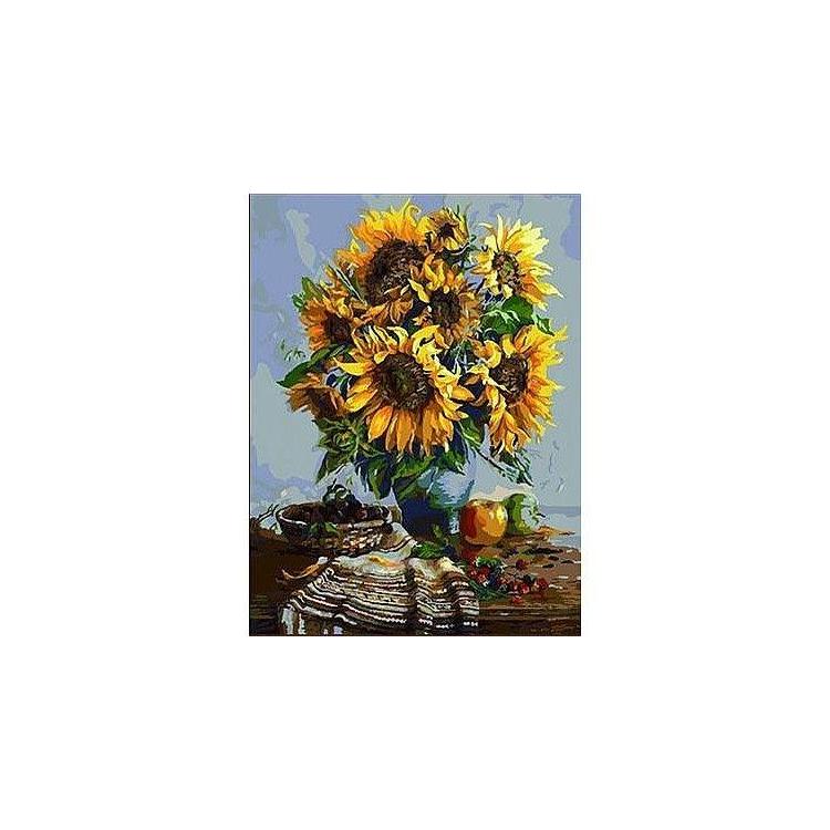 Malowanie po numerach - Słoneczniki 30x40cm