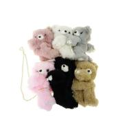 Torebka pluszowa miś z łańcuszkiem MIX