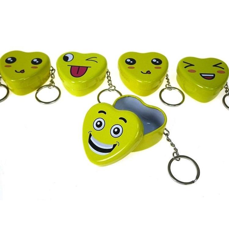 Brelok pudełeczko metalowe MIX (12szt)