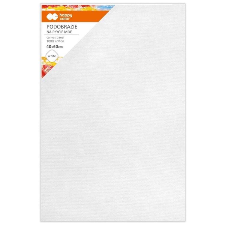 Podobrazie bawełniane 50x70cm białe HAPPY COLOR