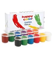 Farby plakatowe Tempera 12 kolorów HAPPY COLOR