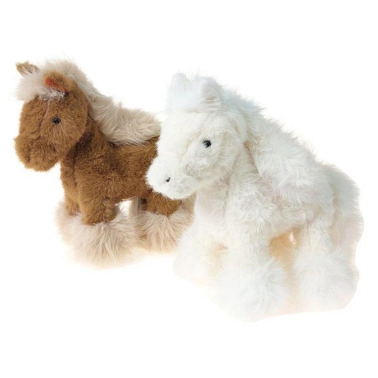 Koń pluszowy 25x21cm MIX
