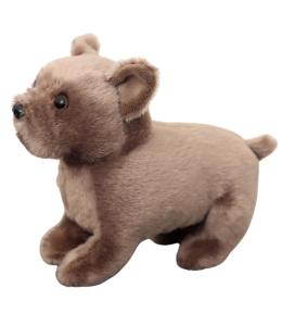 Maskotka Mały Pies brązowy 19cm