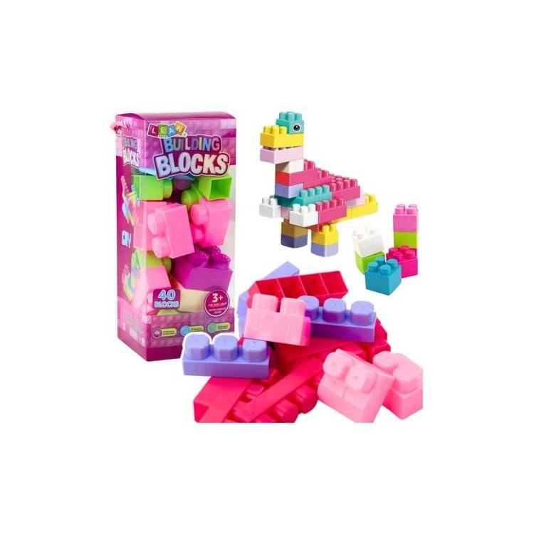 Klocki budowlane w pudełku 40el