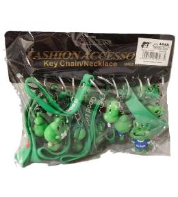 Brelok żaba z przywieszką (12szt)