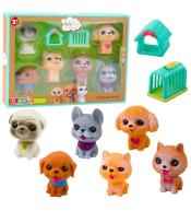 Zestaw figurek piesków 6szt