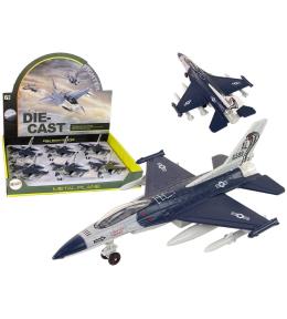 Samolot z napędem światło / dźwięk 1:72 granatowy