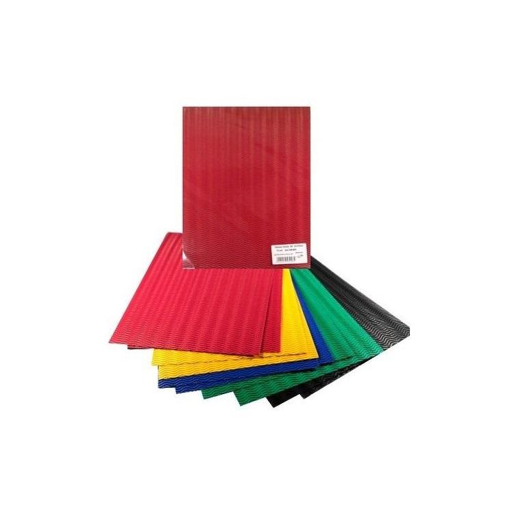 Tektura falista 3D kolorowa 25x35cm 10 arkuszy