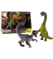 Figurki dinozaurów Brachinozaur Velociraptor 2el