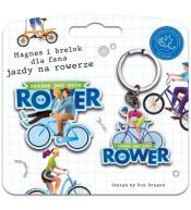 Zestaw magnes + brelok Rower