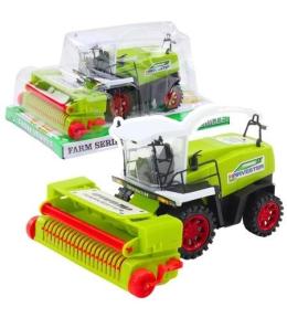 Kombajn rolniczy ruchomy z napędem zielony