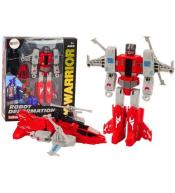 Robot-Helikopter 2w1 transformacja X-Warrior czerw