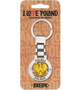Brelok I love Poland Polska ILP-BRE-E-PL-02