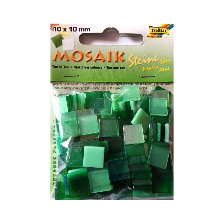 Mozaika 10x10mm zielona
